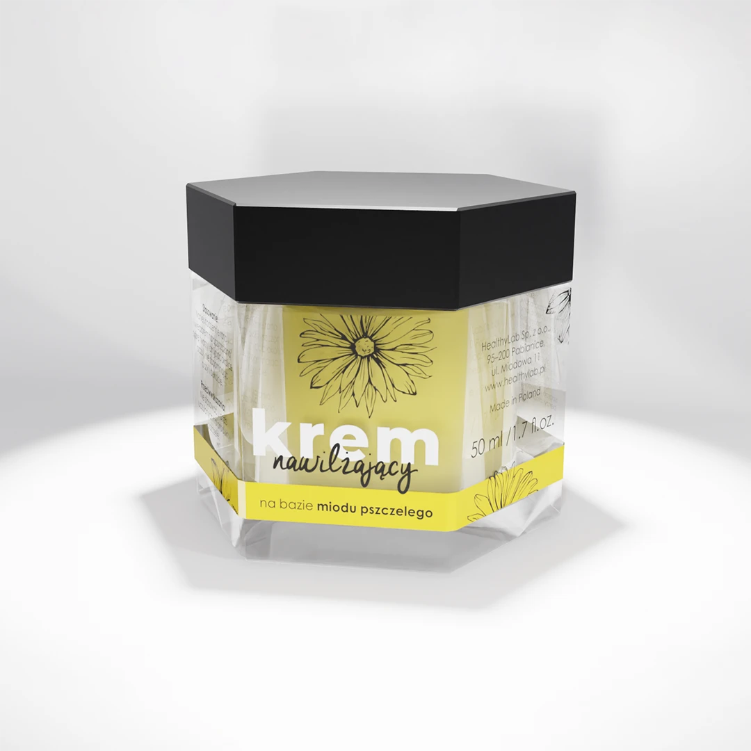 Wizualizacja opakowania na krem + broszura