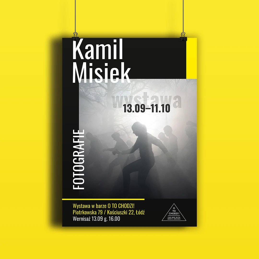 Plakaty na wystawę fotografii